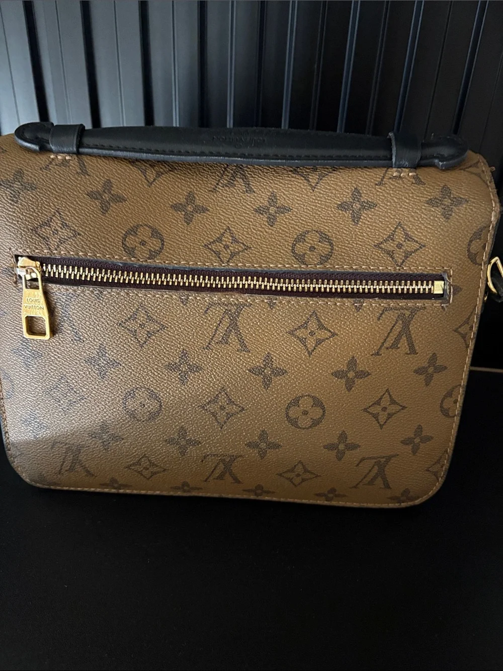 Louis Vuitton Two-Tone Monogram Constance-Style Crossbody in Brown and Tan
